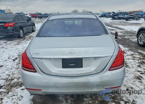 2016 Mercedes-Benz S 550 4Matic из США, поврежденный, VIN WDDUG8FB6GA229412